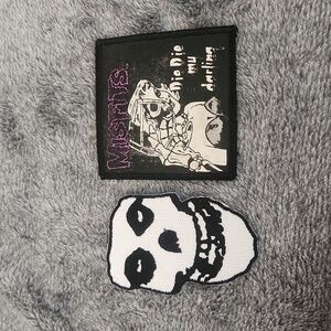 Misfits patches one iron on one sew on